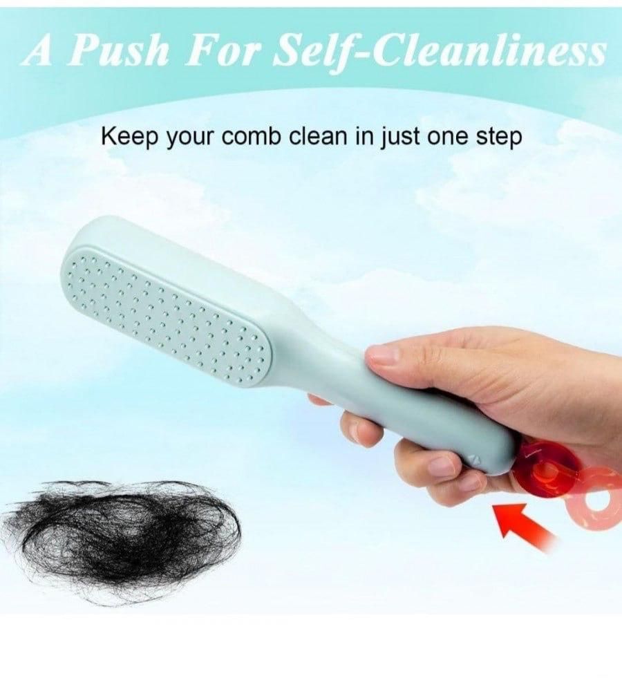 Self-cleaning Anti-static Massage Comb for Adults and Kids